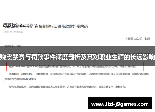 魏震禁赛与罚款事件深度剖析及其对职业生涯的长远影响 魏震禁赛与罚款事件深度剖析及其对职业生涯的长远影响